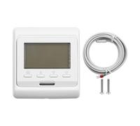 VOANZO 16A Underfloor Heating Thermostat Digital Manual Room Programmable Thermostats Electric Floor Heating Controller with 3m Probe Sensor