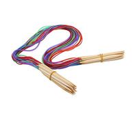 VOANZO 18PCS Circular Knitting Needles 80cm Bamboo Needles Colorful Tube Sweater Scarf Knitting Tools Handmade Accessories