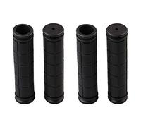 VOANZO 2 Pairs Anti-Slip Bicycle Handlebar Cover, Rubber Anti-vibration Anti-skid for BMX MTB Mountain Bicycle Cycling Bike Handle Bar Cover (black)