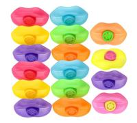 VOANZO 20 Pack Lip Training Whistles - Plastic Party Favors Breathing Practice Tools Bright Colored Whistles For Events Language Development Group Activities