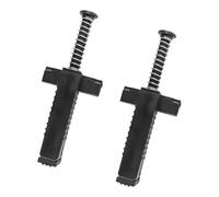 VOANZO 2Pcs Brick Liners Runner Wire Drawer Brick Line Runner Bricklaying Trowel Tool Fixer Clamps for Building Construction Fixture Black