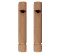 VOANZO 2pcs Wooden Sliding Whistle Flute Sliding Flute Small Wooden Flute Whistle Solid Wood Orff Wind Instrument Unique Hand Slide Flutes for Musical Exploration