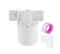 VOANZO 3/4 Inch Automatic Water Level Control Valve Plastic Float Valve Water Saver with Inlet Strainer Outlet Elbow for Efficient Water Conservation and Automatic Shutoff