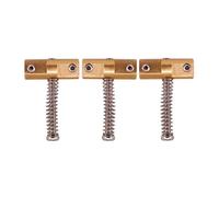 VOANZO 3 Pcs 10.8mm Brass Guitar Bridge Saddles for Electric Guitars Replacement Saddles for Enhanced Tone with Most Electric Guitar Bridges