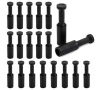 VOANZO 30 Pcs Push to Connect Fittings, Cap Style Pneumatic Blanking, Fit for 6mm Inner Dia. Air Hose Tube Pipe, Plastic