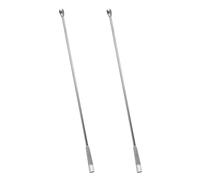 VOANZO 304 Stainless Steel, Sampling Reagent Spoon 2 X Micro Laboratory Sampling Reagent Spoon, 220mm 304 Stainless Steel 2 In 1 Double Head Laboratory Stirring Spatula