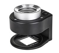 VOANZO 30X Coin Magnifier USB Rechargeable 6 Lights Portable Metal Eye Loupe Sewing Magnifying Glass for Textile Optical Jewelry Tool