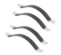 VOANZO 4 Pcs Guitar String Separator, Metal String Splitter, Frets Polishing Cleaning Repair Maintenance Tool for Guitar Maintenance and Care Black