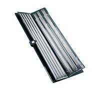 VOANZO 44pcs 11sizes 36cm Stainless Steel Straight Knitting Needle with Bag Weave Set Handcraft Sweater Needlework Tools Accessories