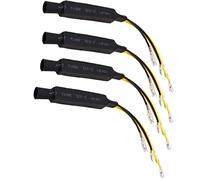 VOANZO 4PCS Resistance Turn Signal Led Moto LED Turn Signal Decoder Resistor Adapter for Motorbike ATV Gokart Bike PIT Quad Dirt Bike -21W 26Ω