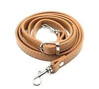 VOANZO Adjustable Replacement Cross Body Handbag Purse Strap With Sliver Buckle, 41-47 inch long (Brown)