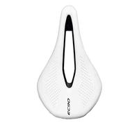 VOANZO Bicycle Seat Gel Soft Saddle Wide Seat Cushion Comfort Saddle for Road Mountain Bike Universal Cycling Accessories (White)