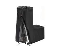 VOANZO Elliptical Exercise Machine Cover Fitness Equipment Cover Dustproof Home Waterproof Training Machine Cover(181 X 74 X 165cm Black)