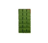 VOANZO Green Garden Vertical Planter Multi Pocket Wall Mount Living Growing Bag Felt Indoor/Outdoor Herb Pot - 18 Pockets (50 X 100H)