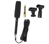 VOANZO Handheld Interview Microphone Professional Recording Microphone for DSLR Cameras Mobile Phones Live Radio Mic for Journalists and Field Recording