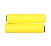 VOANZO Handlebar Grips for Bike,Eco-Friendly Silicone Foam Grips, Soft Urltra-Light Anti-Slip, Memory Foam Technology Bike Accessories - Yellow