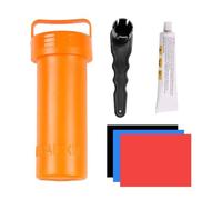 VOANZO Inflatable Boat Repair Kit - Comprehensive SUP and Paddleboard Repair Set with PVC Patches, Adhesive, Valve Key, and Essential Accessories for Quick Fixes on Watercraft