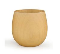 VOANZO Jujube Wood Cup Wooden Tea Mugs for Coffee Beer Tea Juice Milk Travel Tableware Drinkware Japan Kitchen Bar Supplies (khaki)