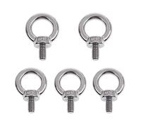 VOANZO Lifting Ring Eye Bolt M10 Marine Weight Lift Stainless Steel Male Thread Screws Bolts 5pcs