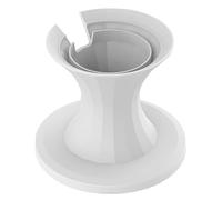 VOANZO Mini Speaker Desktop Stand, Round Wall Mount Bracket Compatible with HomePod Mini Smart Au-dio, Stylish White Design for Home Use