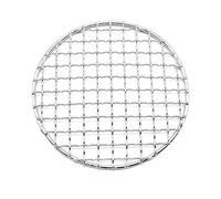 VOANZO Round Outdoor BBQ Grill Mesh High-Temperature Resistant Japanese Korean BBQ Grill Net Thickened 15cm Flat Plate
