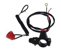 VOANZO Safety Lanyard Kill Switch Motorcycle Handlebar Switch for Motorbike ATV Quad Dirt Bike