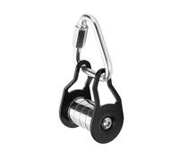 VOANZO Slider Zipline Kit for Teen, Zip Pulley Pulley Monkey Bar Can Be Attached to Any Slack-line, Teen's Slackli ne Zipline Kit Outdoor Backyard Zip