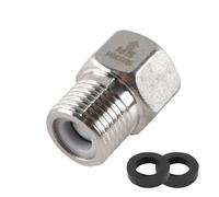 VOANZO Stainless Steel Check Valve, G 1/2 Inch Male Thread To Female Thread, One-Way Valve for Water Tank, Water Heater, Toilet, 304 Stainless Steel