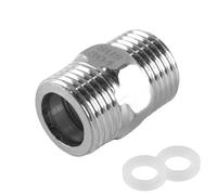 VOANZO Stainless Steel Check Valve, G 1/2 Inch Male Thread To Male Thread, One-Way Valve for Water Tank, Water Heater, Toilet, 304 Stainless Steel