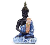 VOANZO Thai Buddha Meditating Peace Harmony Statue Home Décor