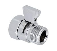 VOANZO Water Flow Control Valve, Brass G1/2 Standard Connection for Hand shower Adjustable Water Pressure Turn off Valve