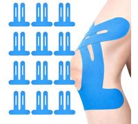 Voarge 12PCS Kinesiology Tape Knee, Breathable Knee Tapes, Waterproof, Elastic Knee Support & Stability, for Knees Shoulders Ankles Wrists