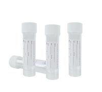 Voarge 15 Urine Sample Bottles Specimen Pot, 30ml Label Pots Screw Top Lid, Specimen Pot Graduated Container with Lid & Printed Label
