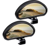 Voarge 2 Piece Adjustable Blind Spot Side Mirror Car Auxiliary Rearview Mirror, Can be adjusted up and down, left and right, suitable for car truck traffic safety