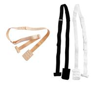 Voarge 3 Pack Low Back Bra Straps, Low Back Bra Straps, Bra Extensions Accessory for Women Ladies Girls Bridal for Girls, Black/White/Beige