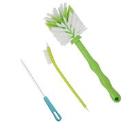 Voarge 3-Piece Cleaning Brush Set Compatible for Mixing Pot / Mixing Pot Knife Pots Thermomix with Cup Brush, Mixing Pot Knife Brushes Accessories Tools