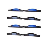 Voarge 4 Pack Car Protectors - Bump Stop Door Edge Guard Strip, Reflectors - Clip On - Rear Front Door Scratches Protection, Blue