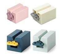 Voarge 4 Pcs Toothpaste Squeezer Squeezer Roller Tube with Frosted Handles Plastic Toothpaste for Bathroom Kitchen Bedroom 4 Colors