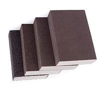 Voarge 4 Pieces Sanding Sponge Wet and Dry Sanding Block Coarse/Medium/Fine/Superfine 4 Different Sanding Pads for Metal Wall Wood