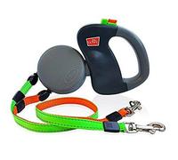 Voarge Automatic Dog Retractable Lead, Double Dog Lead for 2 Dogs, Suitable for Small and Medium Dogs without tangling Tangle