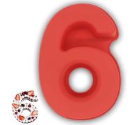 Voarge Cake Mould Numbers Silicone Baking Mould Numbers Large 3D Number Cake Baking Mould Number DIY Children's Birthday Number Mould, Number Pattern, Making Cakes for Cream, Wedding, Birthday (6)