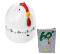 Voarge Kitchen Timer 60 Minute Wind Up Cooking Timer, Hen Shape Rotating Dial Loud Alarm for Cooking Baking and Desk Use
