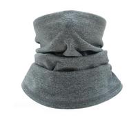 Voarge Neck Warmer Snood for Men & Women, Thick Face Cover Scarf Cold Weather Headwear for Skiing Running Cycling Outdoor Sports (Grey)