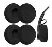 Voarmaks 2 Pairs Foam Ear Cushions Replacement Ear Pads for JLAB Rewind, Rewind 2 Wireless Retro Headphones, Comfortable High-Density Sponge Cover (Black)