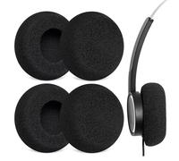 Voarmaks 4-Pack Foam Ear Cushions Replacement Ear Pads for FiiO Snowsky Wind Headphone, Comfortable High-Density Sponge Cover (Black)