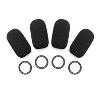 Voarmaks 4 Pack Foam Mic Cover & O-Ring Kit Compatible with Audeze Maxwell,Astro A50/A40 TR, Corsair Virtuoso LE/Void Pro,Razer Blackshark,Antlion Modmic Microphone, Noise Reduction