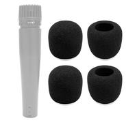 Voarmaks 4-Pack Foam Windscreen Mic Cover Compatible with Shure SM57, Beta 57A, 545SD, 545 SD Series Mic,Pyle PylePro Dynamic Handheld Microphone, PDMIC78, WEYMIC WM57, High-Density Pop Filter