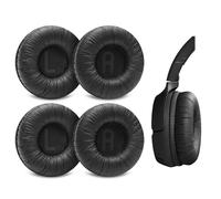 Voarmaks 4-Pack Replacement Ear Pads Compatible with JBL Tune 510BT, 520BT, 450BT, 460BT, 500BT, JBL Junior 320 320BT, JR 300BT, 310BT Headphones, Ear Cushions with Wrinkled Leather, Black