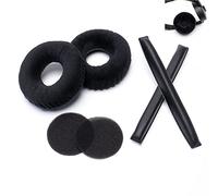 Voarmaks Ear Pads & Headband Cushion Kits, Rainbow Color, Compatible with Sennheiser HD25 Series Headphones Polyester, Mix and Match