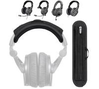 Voarmaks Headband Cushion Cover Compatible with Sennheiser HD280, HD280 Pro, HD300 Pro, HMD280, HMD281 Over Ear Headphone, 6mm Thick Soft Cushion, No Wobble Zipper Slider, with Hanging Loop